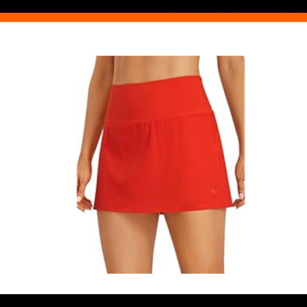 NWT Red Athletic Skort